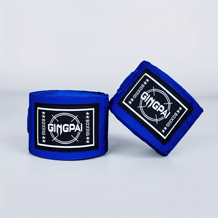 GINGPAI Boxing Hand Wraps - 1.5m/3m/5m Lengths, Elastic Polyester Bandage for Fitness, Sanda, Muay Thai & Combat Sports