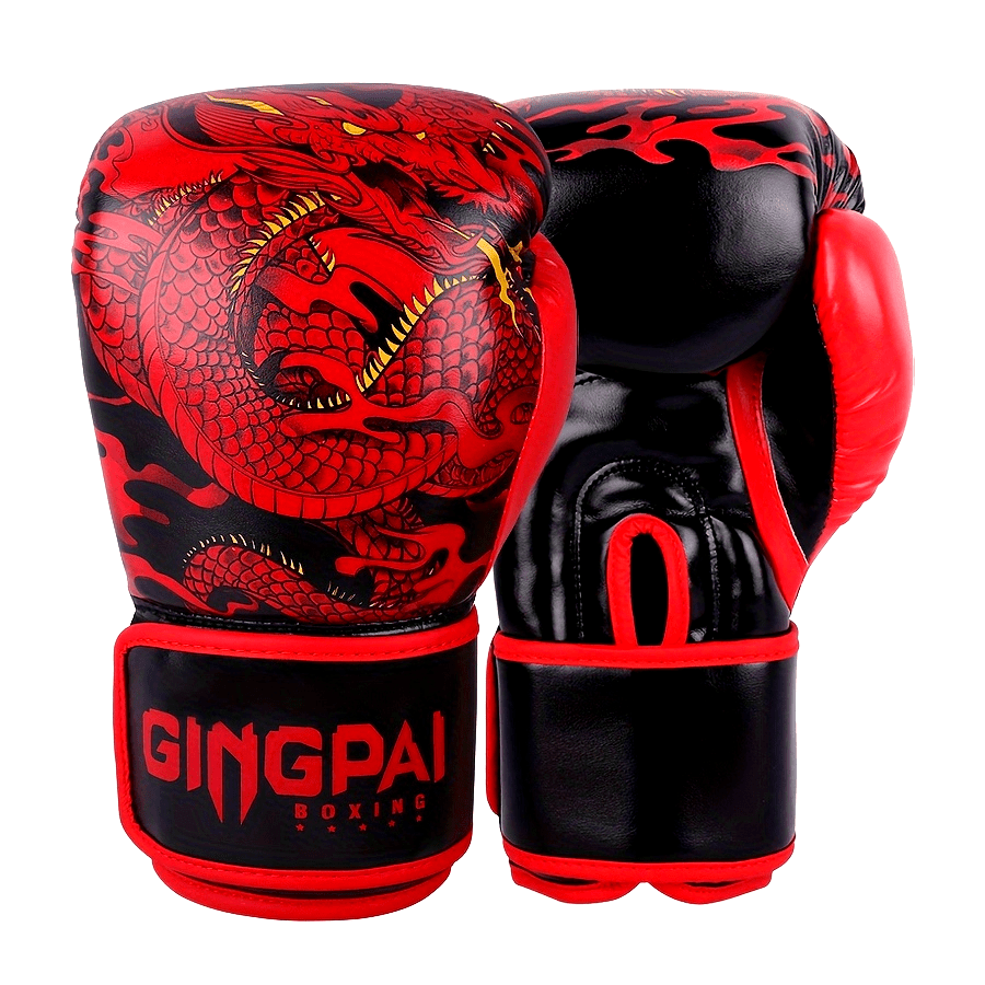 Gants de boxe thaï GINGPAI - "Dragon Céleste"