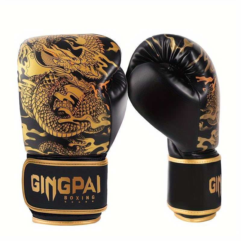 Gants de boxe thaï GINGPAI - "Dragon Céleste"