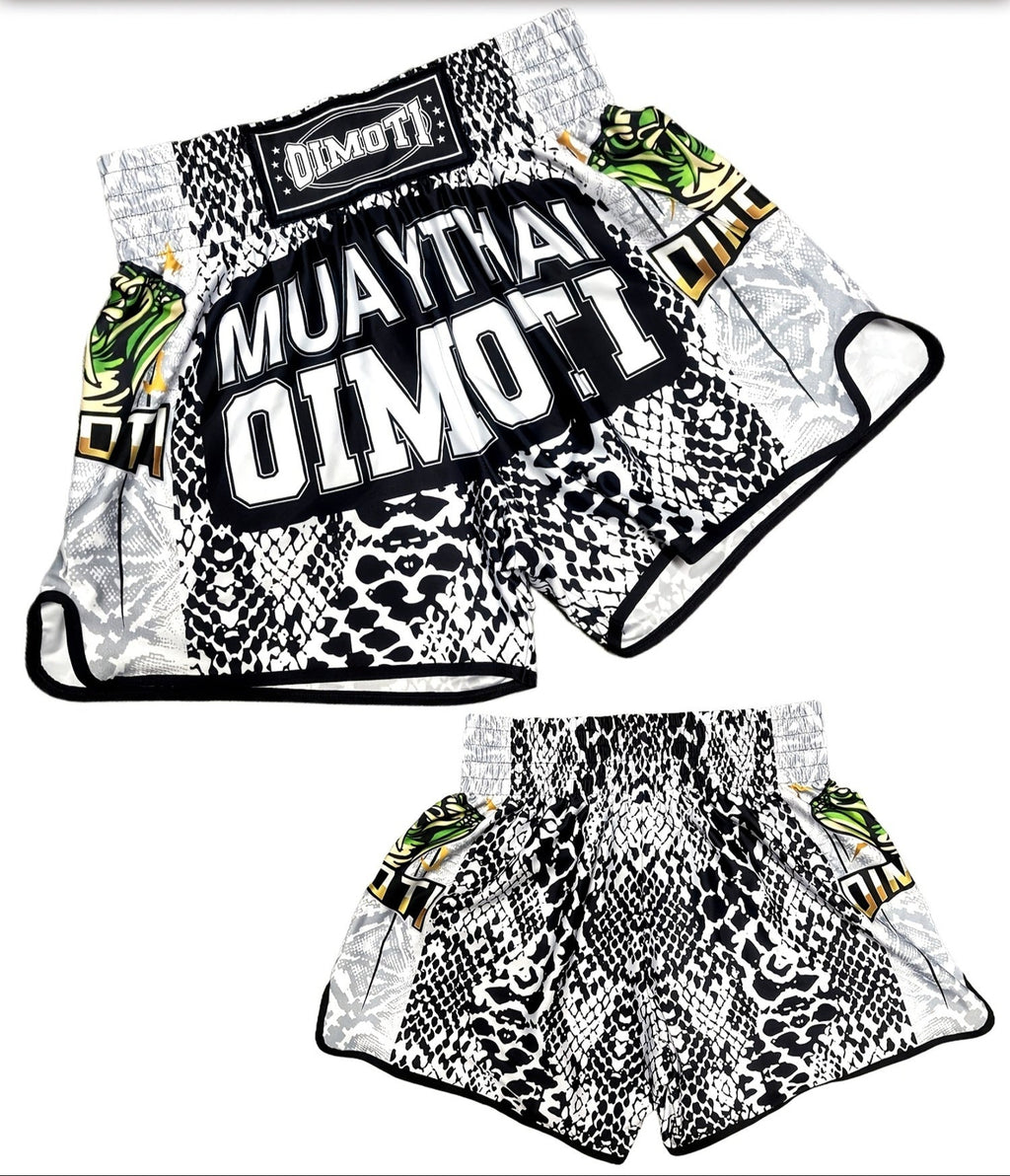 OIMOTI "Snake skin" Shorts de boxe thaï