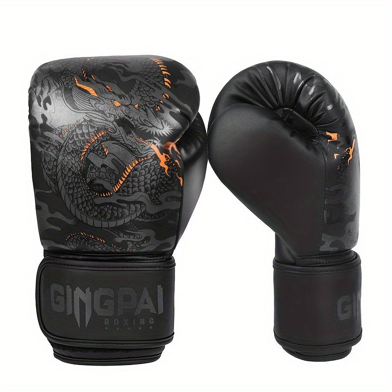 Gants de boxe thaï GINGPAI - "Dragon Céleste"