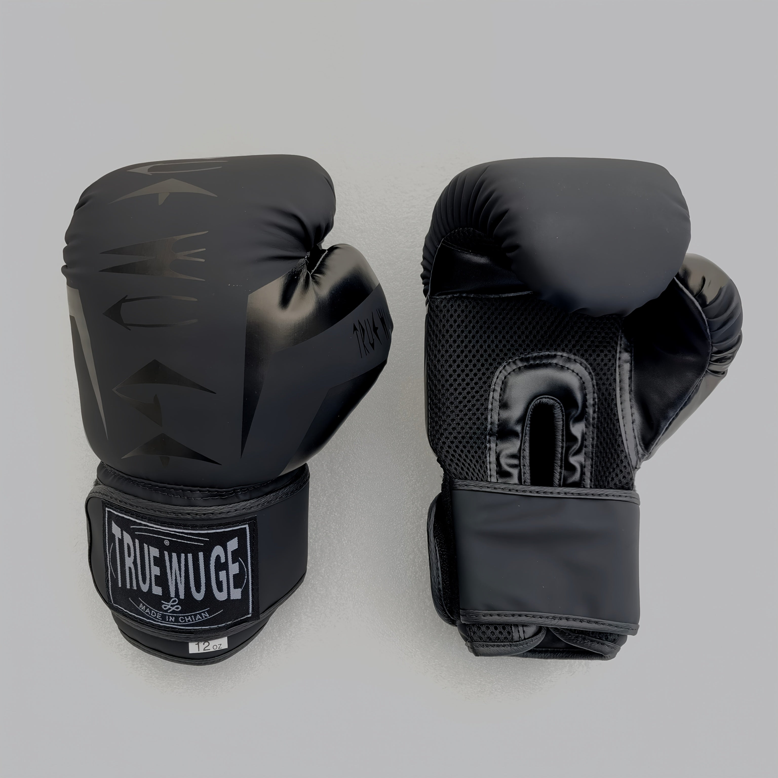1 Pair Boxing Training Gloves - Lightweight PU Martial Arts Gloves with Adjustable Closure, Cushioned Padding for Punching, Kickboxing, Muay Thai, MMA - Ideal for Beginners, Pros, Heavy Bags, Focus Mitts, Sparring - Durable &
