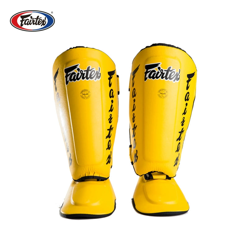 fairtex boxing leg guards SP7 leg guards Boxing gear training competition calf protector foot pads