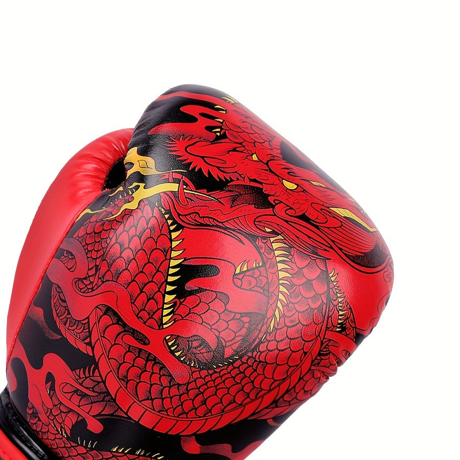 Gants de boxe thaï GINGPAI - "Dragon Céleste"