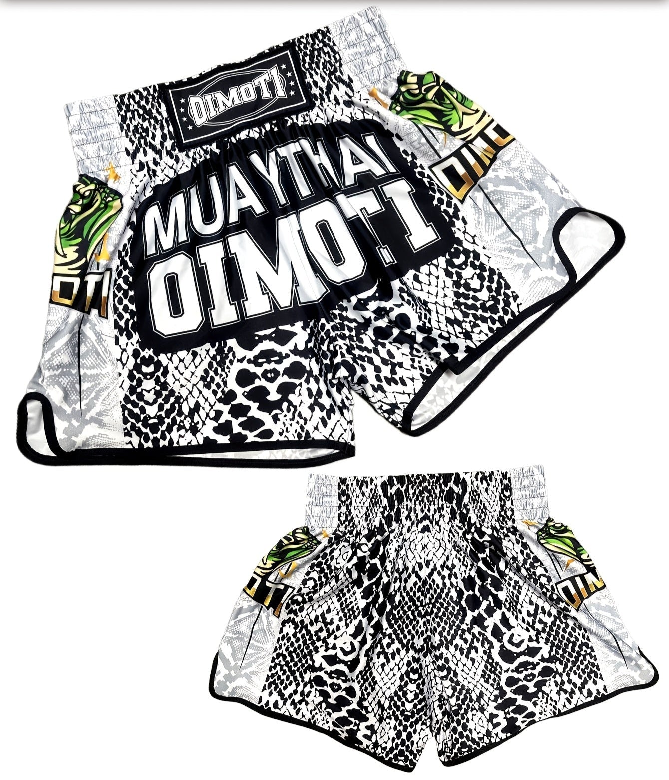 OIMOTI "Snake skin" Shorts de boxe thaï