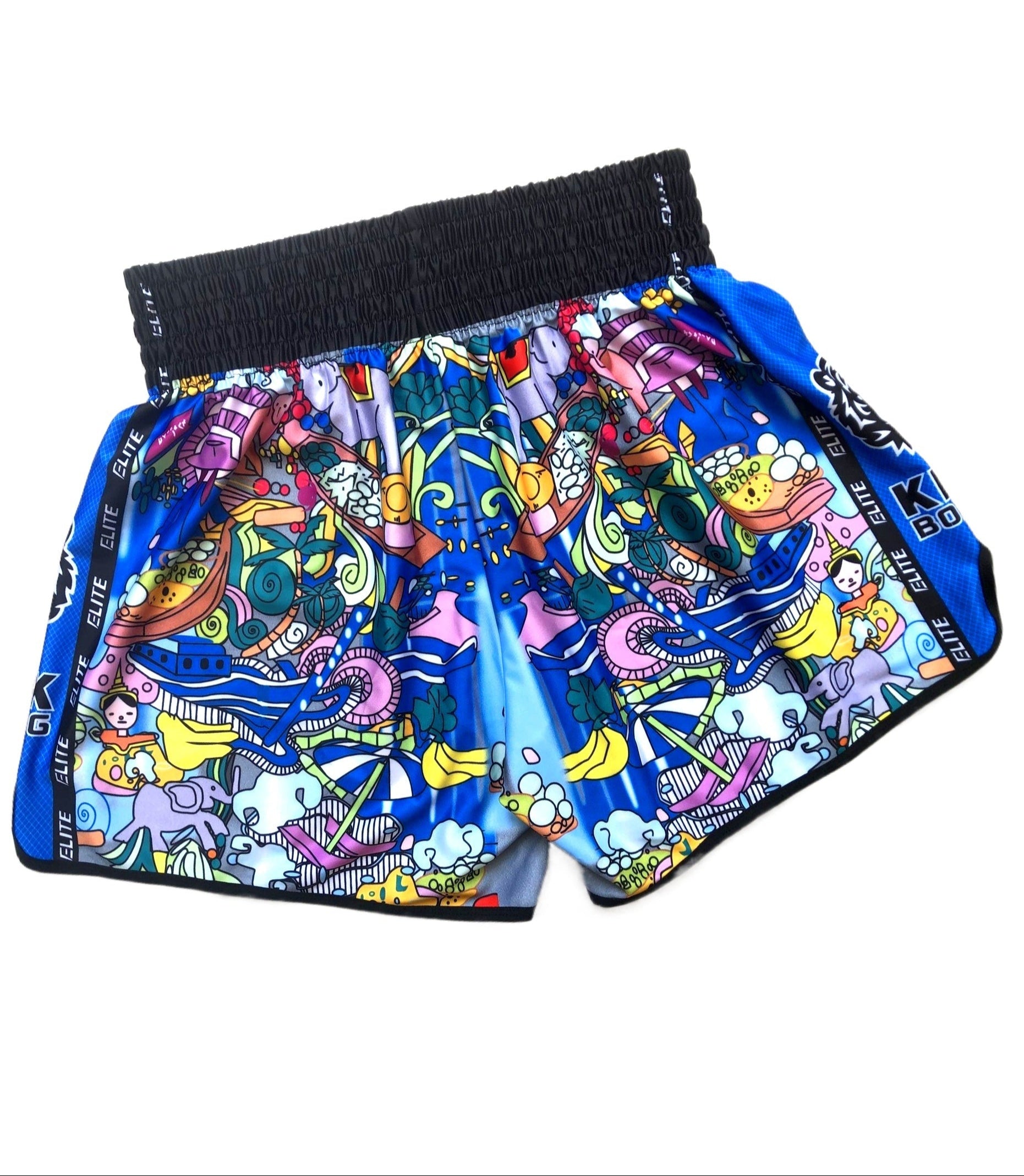 OIMOTI "Graphic print" Bleu / dry-fit
