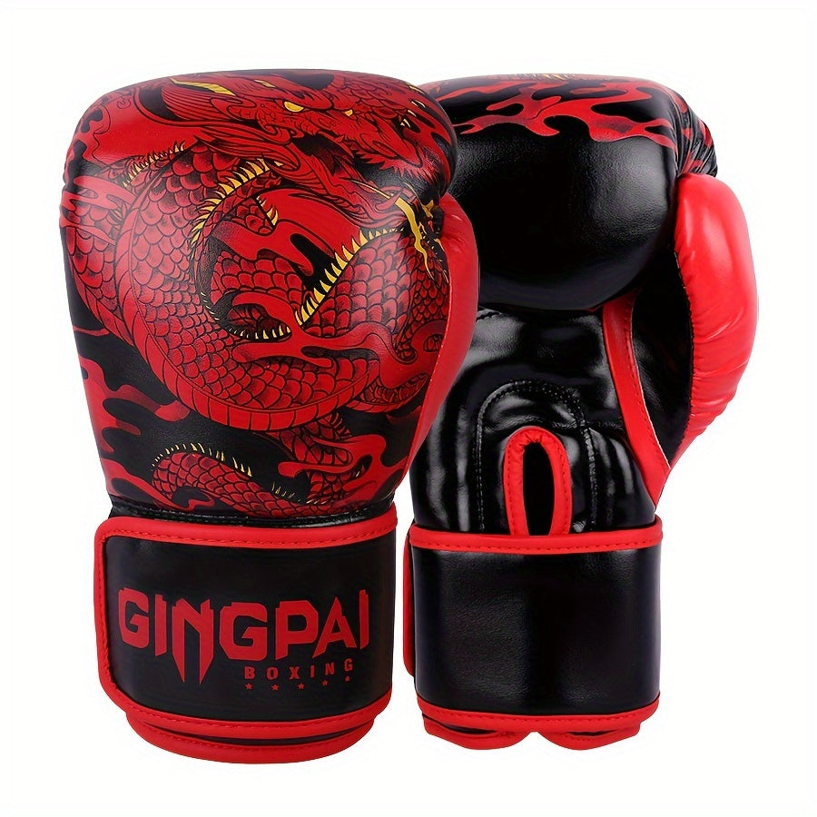 Gants de boxe thaï GINGPAI - "Dragon Céleste"