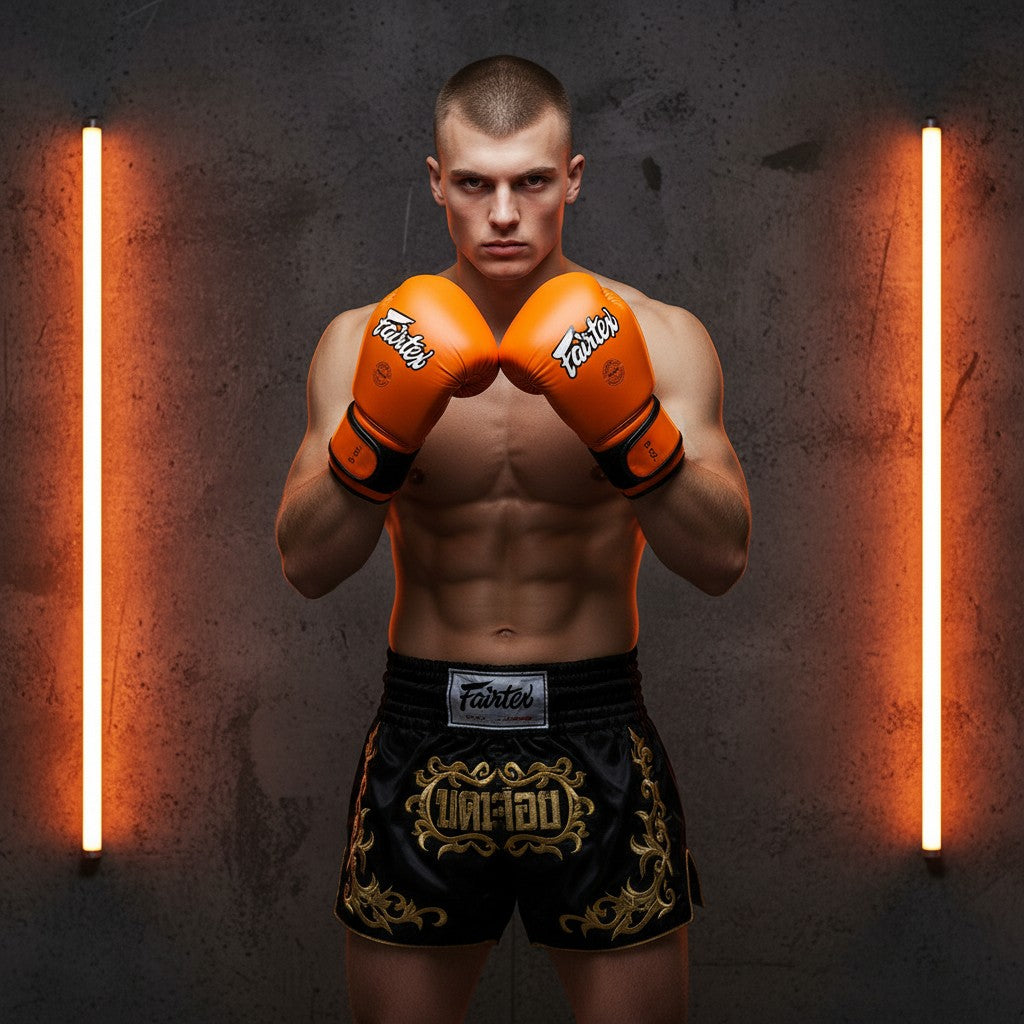 Gant de boxe thaï | Fairtex BGV16 - cuir authentique