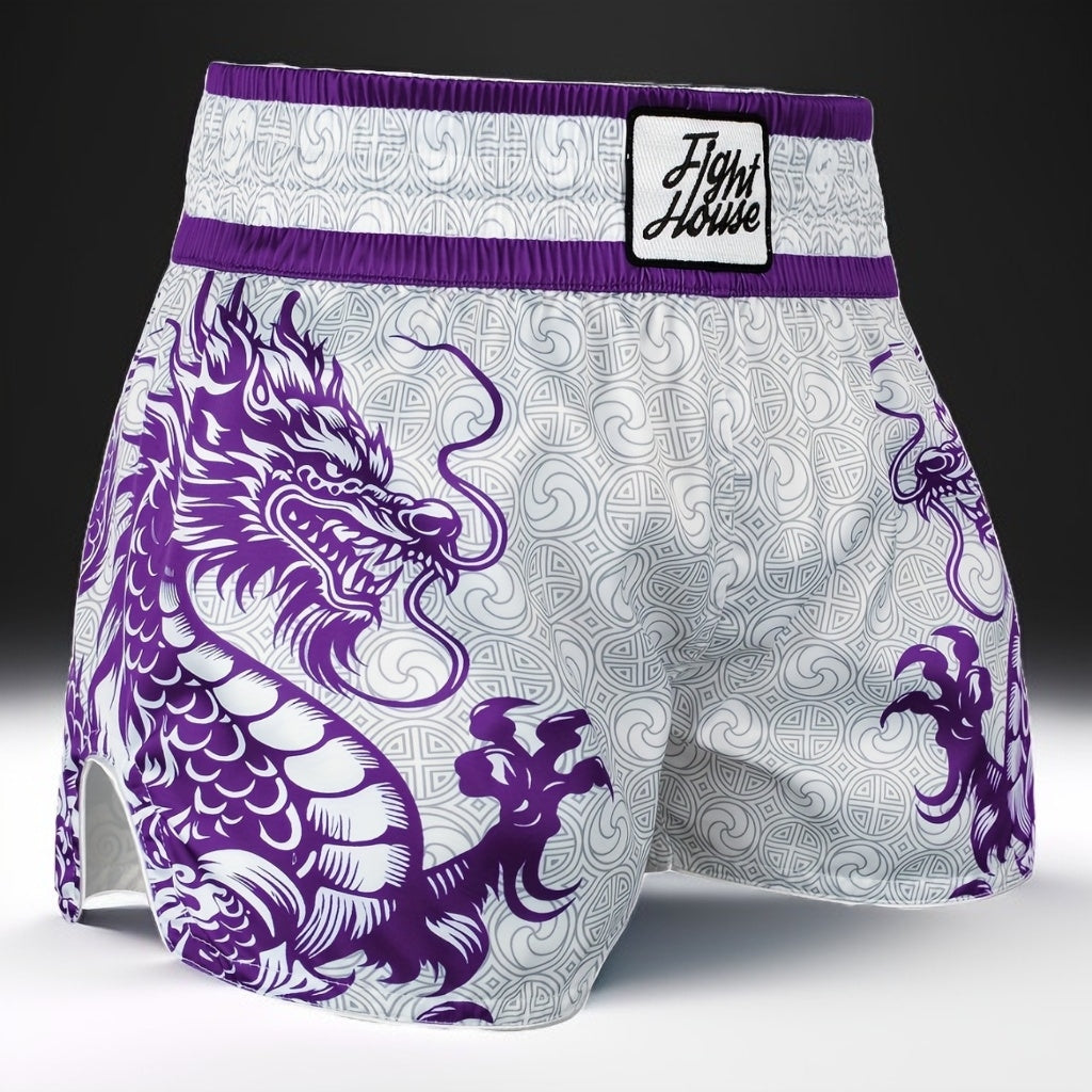 FIGHT HOUSE Shorts de boxe thaï "Dragon"