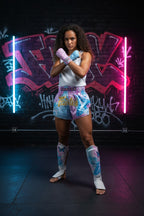 Short de Muay Thaï Fairtex Pink Wood – photo 4