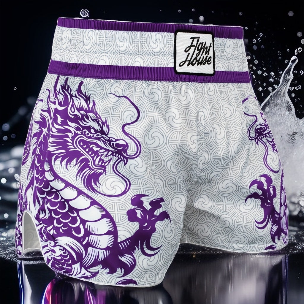 FIGHT HOUSE Shorts de boxe thaï "Dragon"